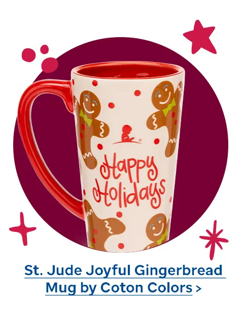 St. Jude Joyful Gingerbread Mug by Coton Colors